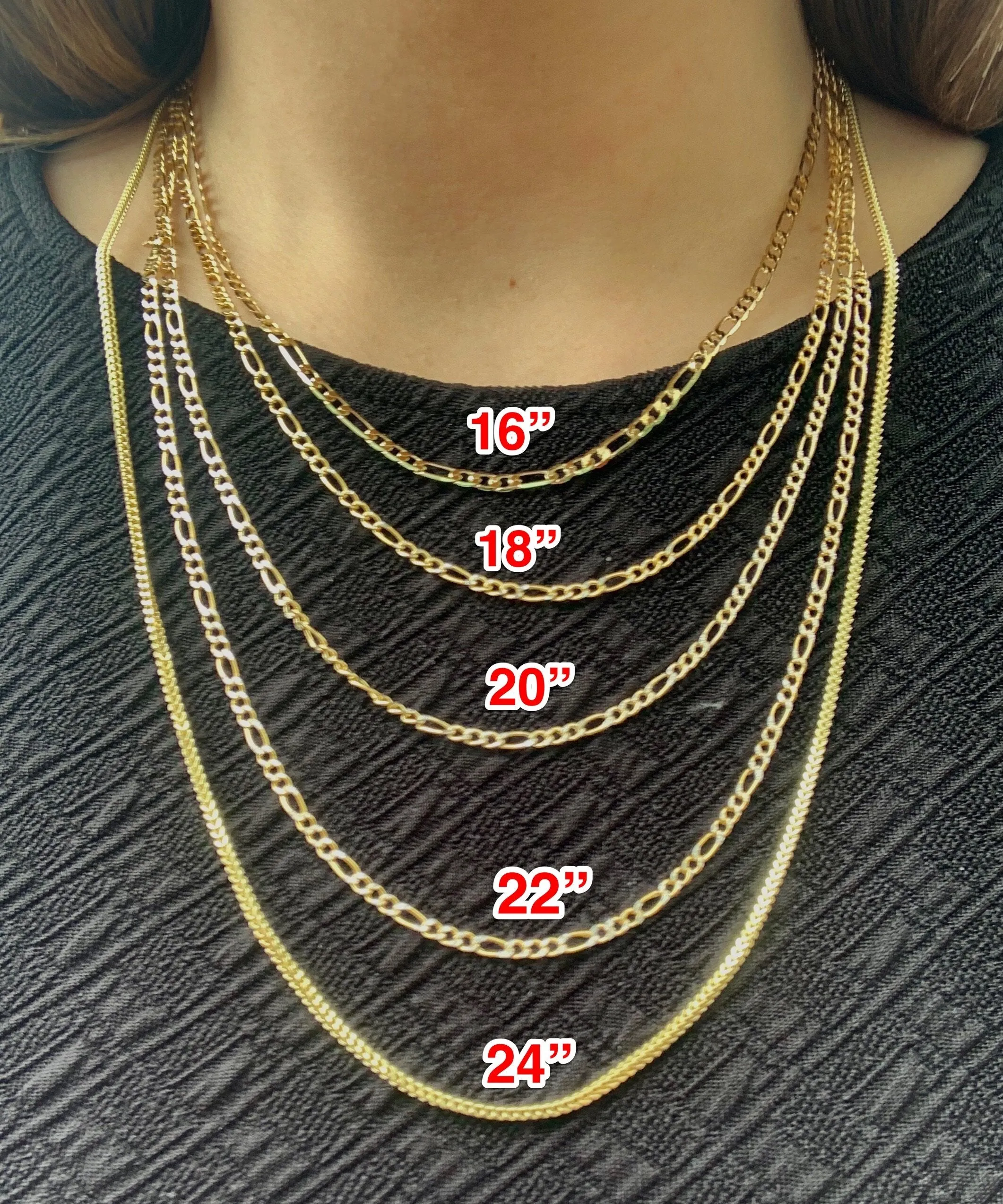 10k Solid Gold Cuban Link Diamond Cut (White Gold) Chain 18-26 inches 2.5mm (Semi-Hollow Style)