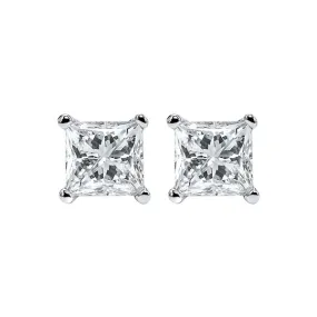 14KT WHITE GOLD DIAMOND (1 3/8CTW) EARRING