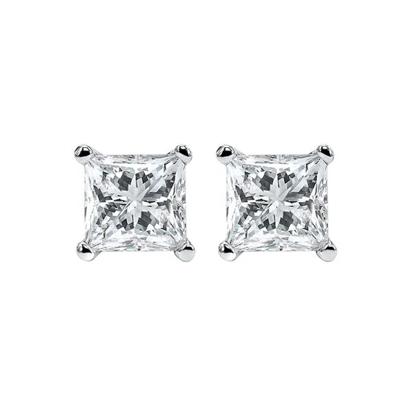 14KT WHITE GOLD DIAMOND (1CTW) EARRING