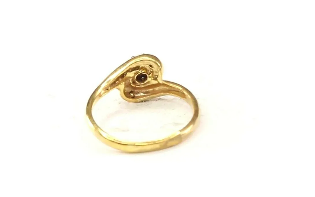 22k Ring Solid Gold ELEGANT Charm Woman Floral Band SIZE 6 RESIZABLE r2447