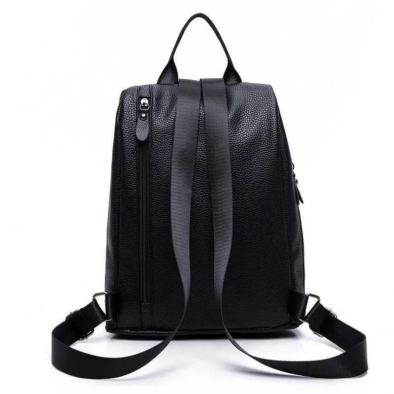 3-Piece Leather Backpack & Bags Set