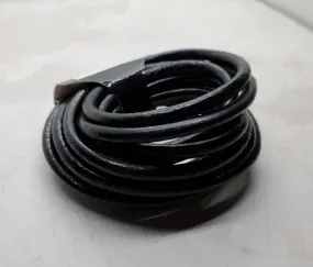 3mm Black Genuine Leather Cord (6 Feet) - L1138