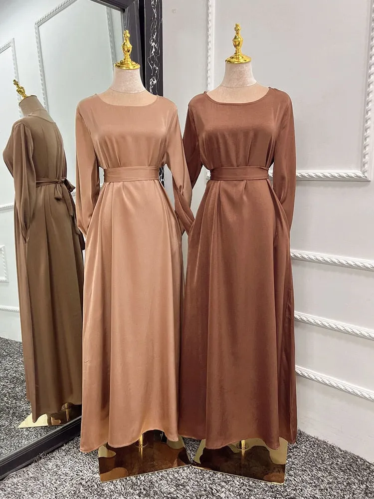 Abaya Muslim Women Gown Robe Long Dress