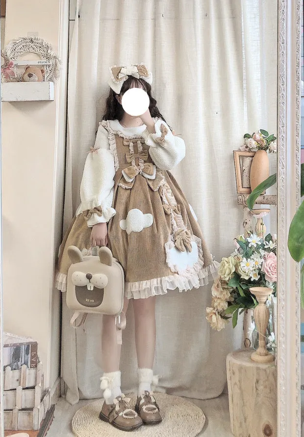 above the cloud winter cloud lolita dress 2021 winter