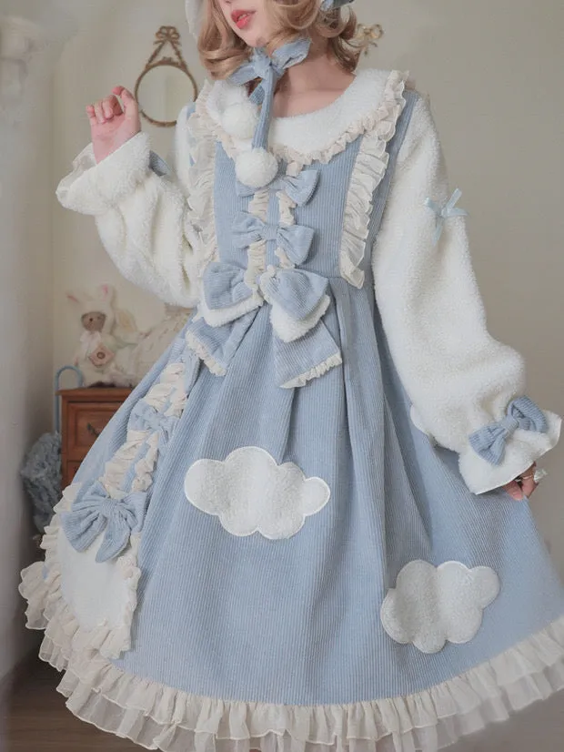 above the cloud winter cloud lolita dress 2021 winter