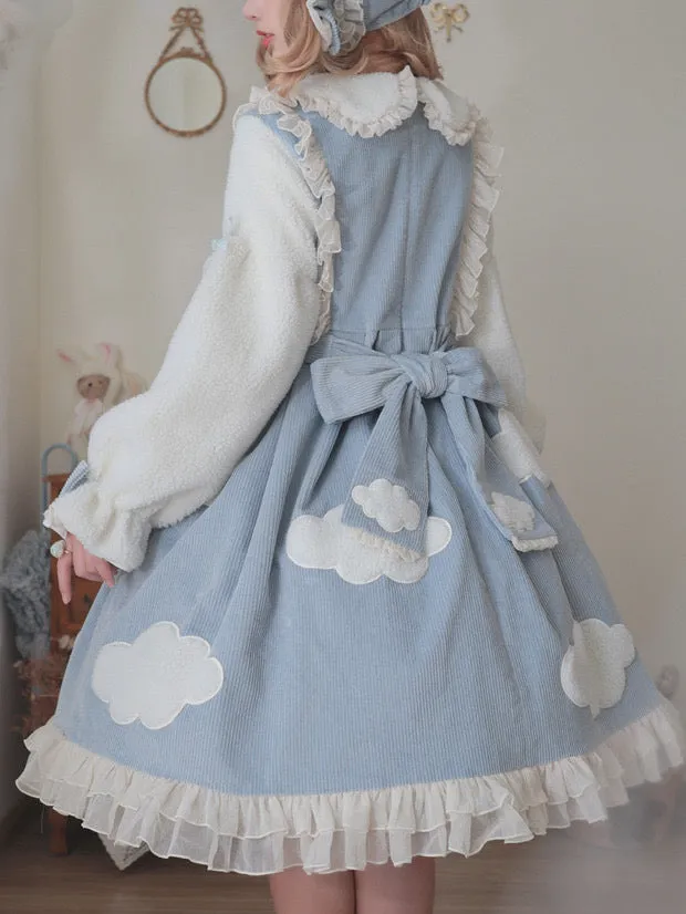 above the cloud winter cloud lolita dress 2021 winter