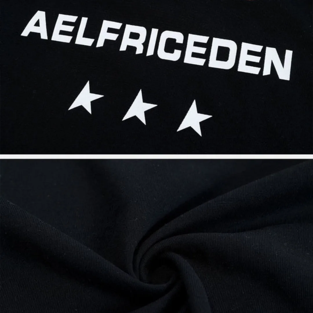 Aelfric Eden  |Crew Neck Heart Unisex Street Style Cotton Short Sleeves