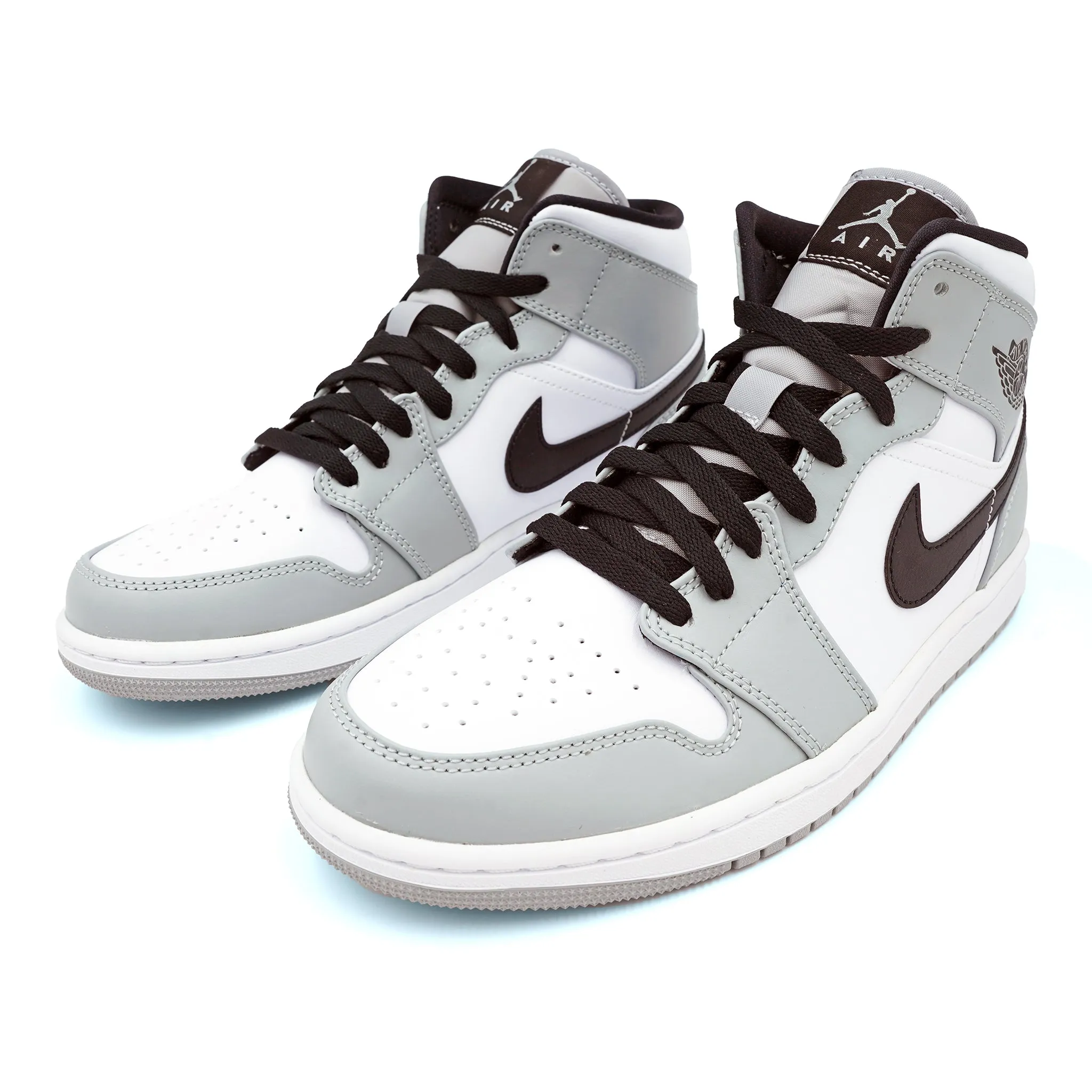 AIR JORDAN 1 MID LIGHT SMOKE GREY 2020