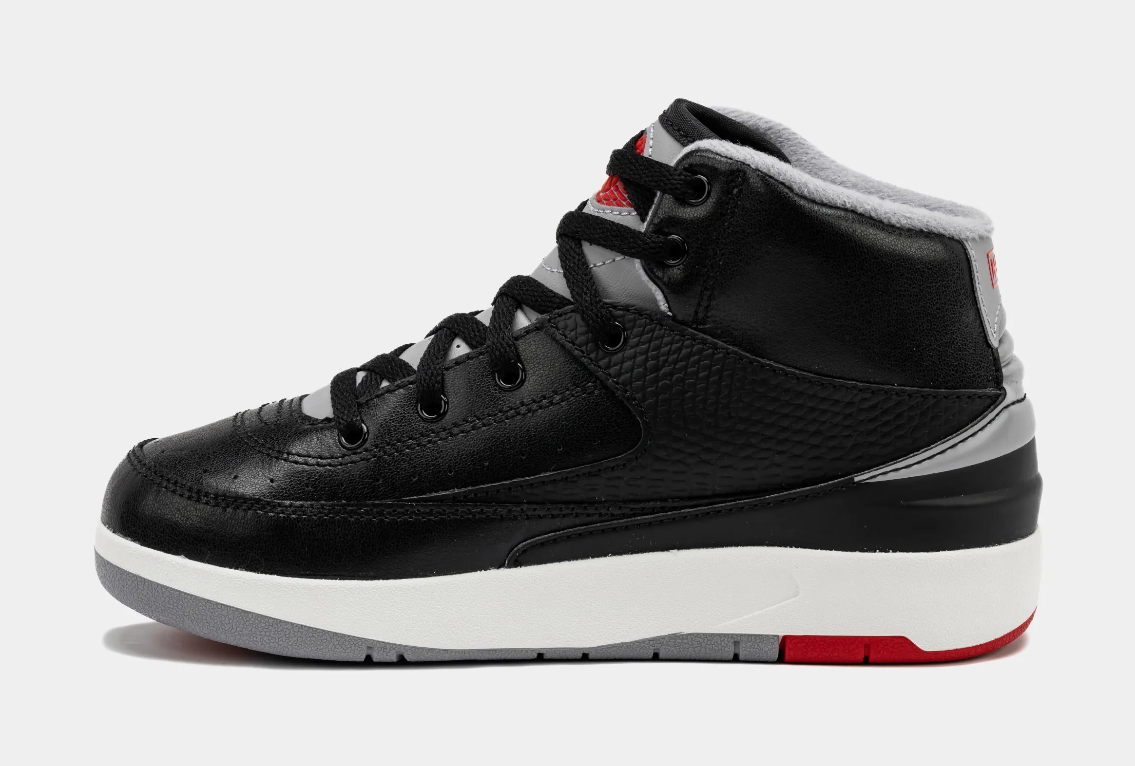 Air Jordan 2 Retro Black Cement Preschool Lifestyle Shoes (Black/Cement Grey)