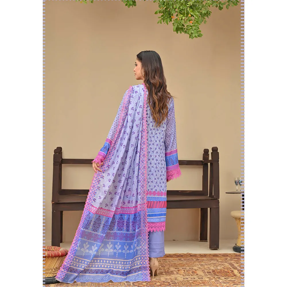 Amaya Lawn Printed Embroidered Unstiched 3Pcs Suit - 7