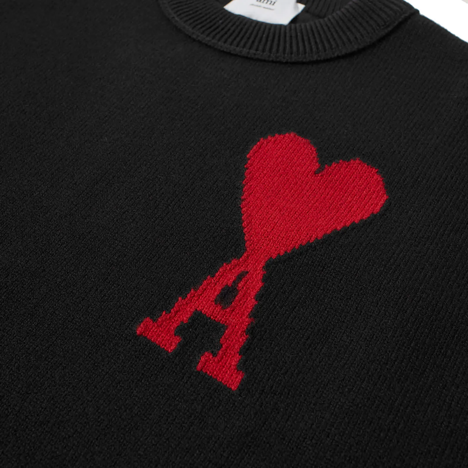 AMI PARIS  |Unisex Wool Logo V-neck & Crew neck