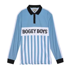 Athletic Longsleeve Jersey - Powder Blue Stripe