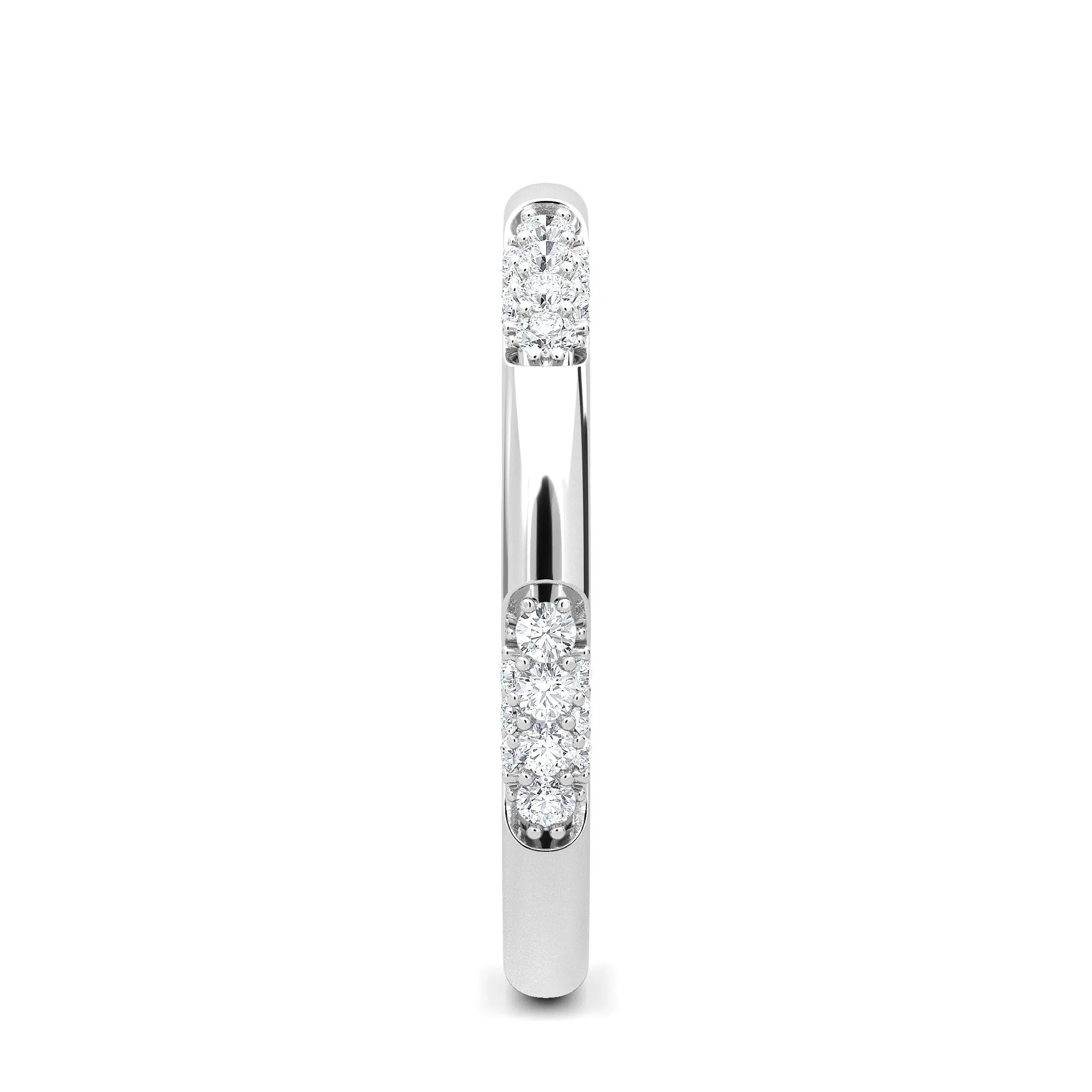 AUTRE - 14k White Gold 0.32ct Ladies Lab Grown Diamond Band