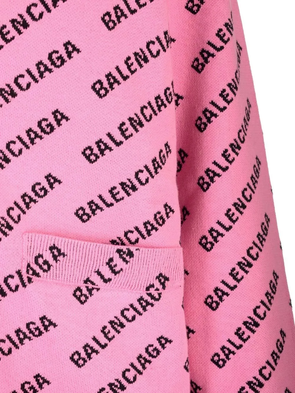 BALENCIAGA  |Casual Style Wool Bi-color Long Sleeves Cotton Medium Logo