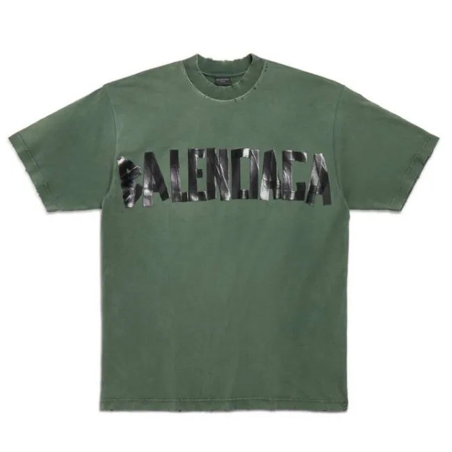 BALENCIAGA  |New Tape Type T-shirt Medium Fit in Black