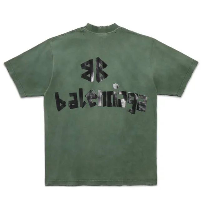 BALENCIAGA  |New Tape Type T-shirt Medium Fit in Black