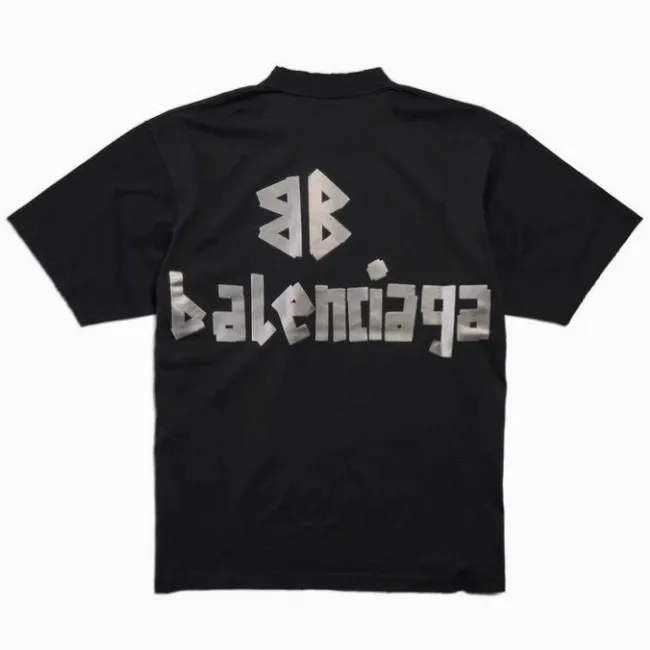 BALENCIAGA  |New Tape Type T-shirt Medium Fit in Black