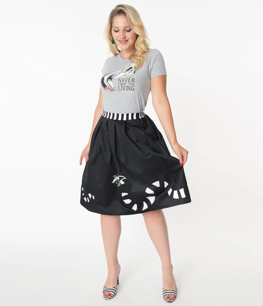 Beetlejuice x Unique Vintage Sandworm Jayne Swing Skirt (XS ONLY)