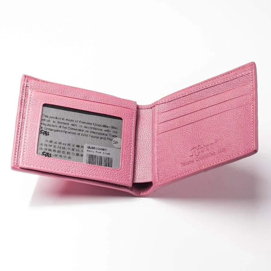 Berry Pink Real Crocodile Wallet