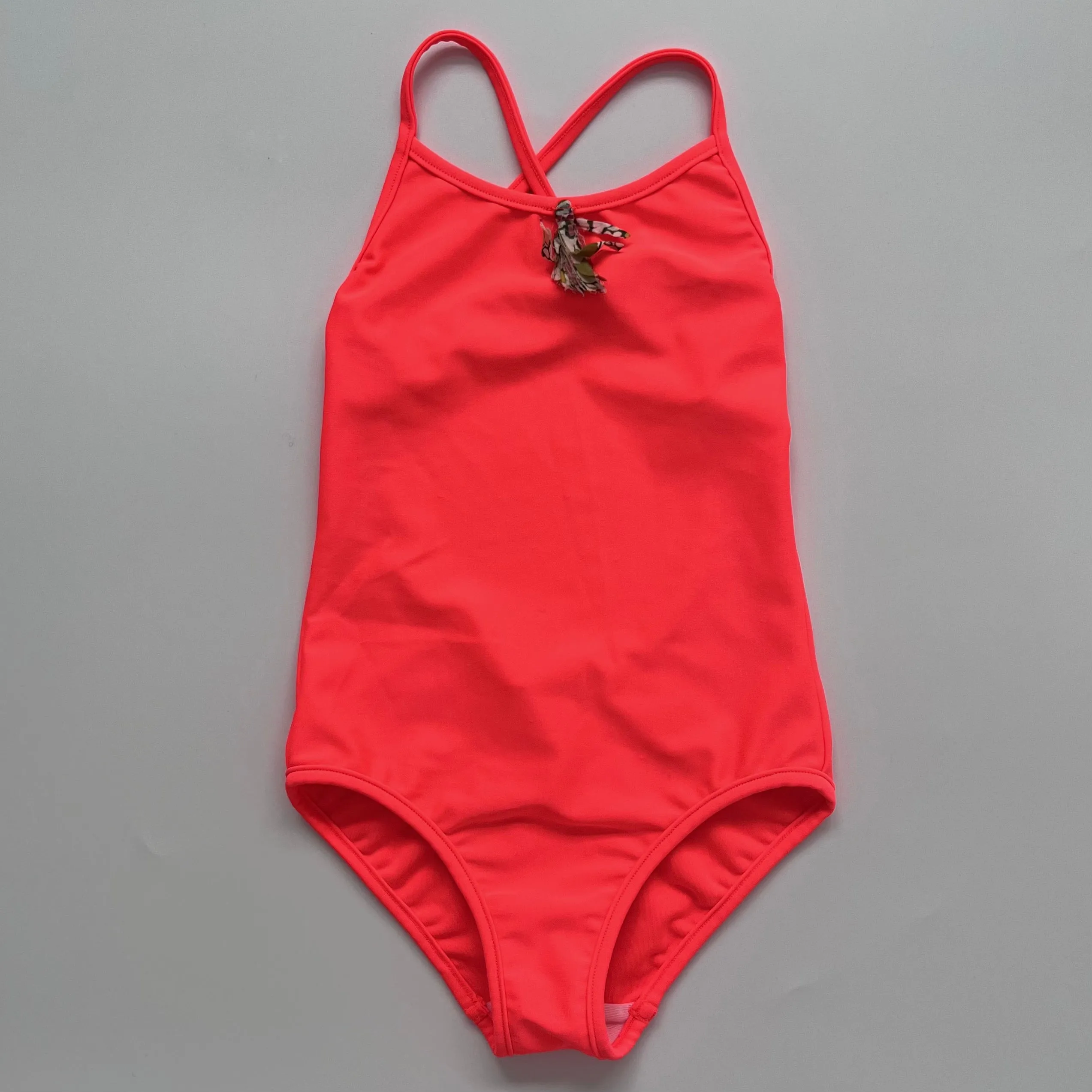 Bonpoint Neon Orange Swimsuit: 4 Years