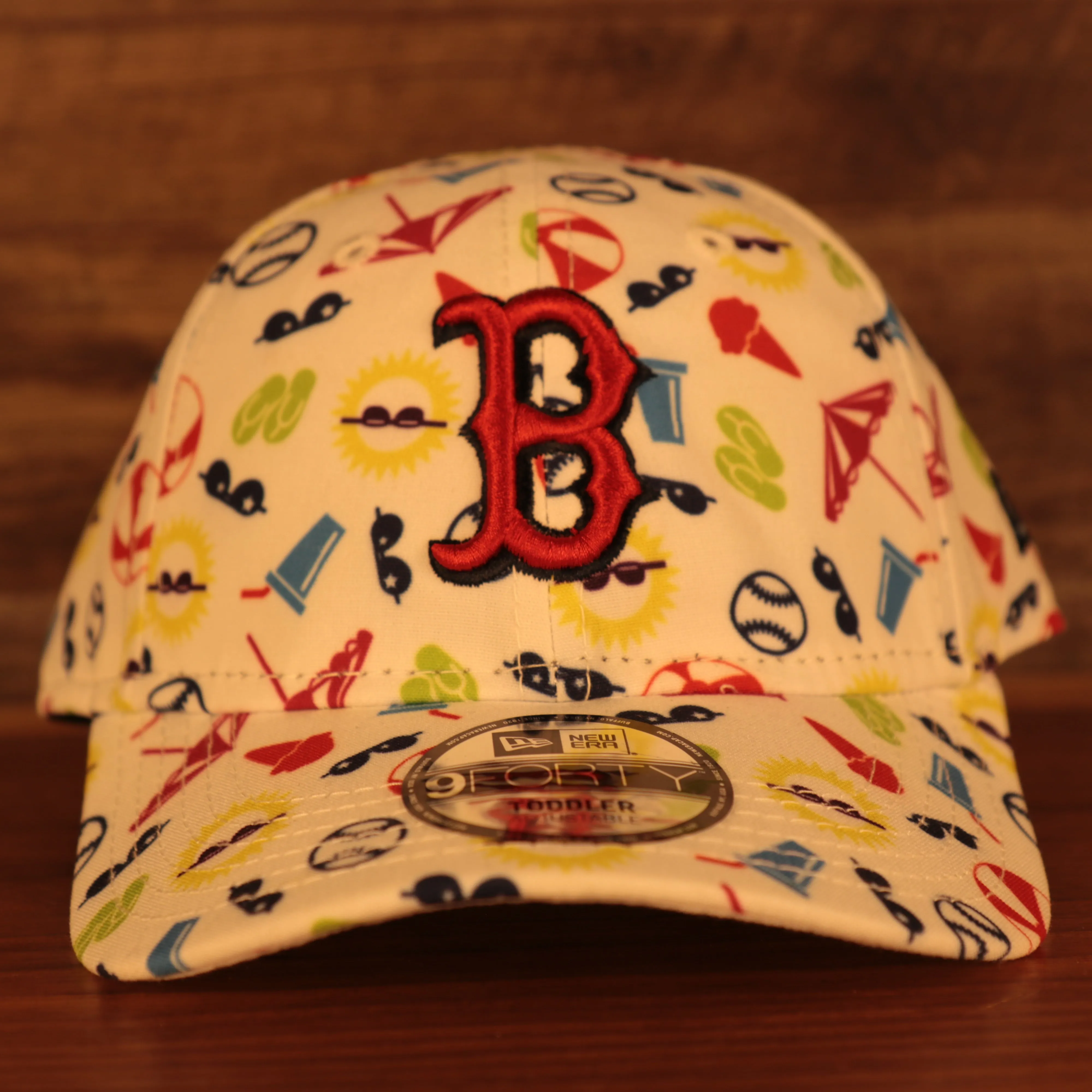 Boston Red Sox Spring Training 2022 On Field White Toddler 9Forty Dad Hat