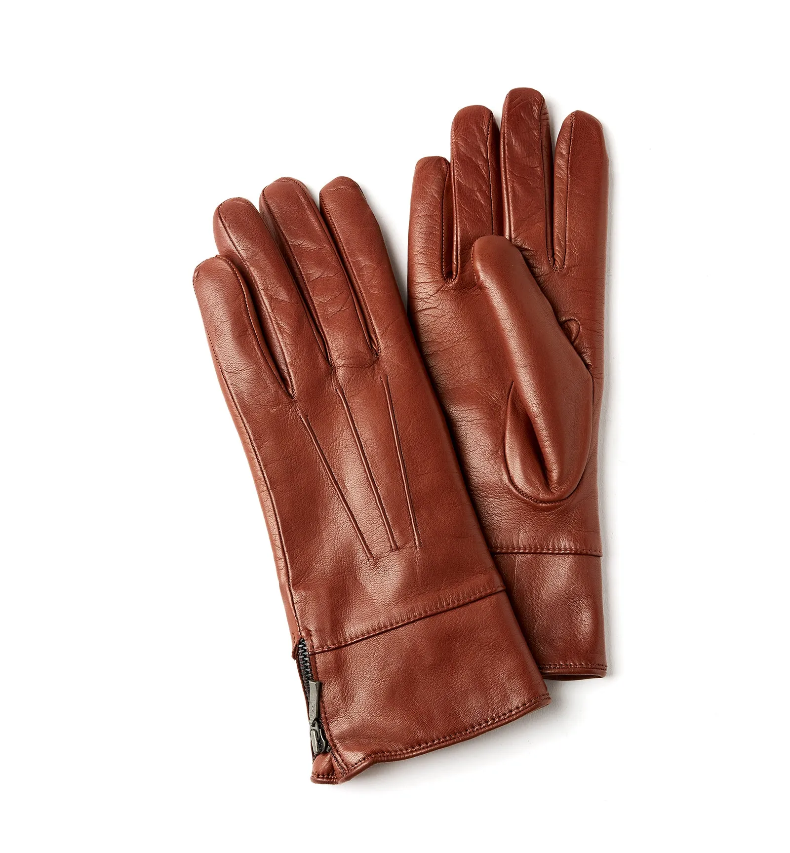 CAINE SHEARLING-LINED LEATHER GLOVES