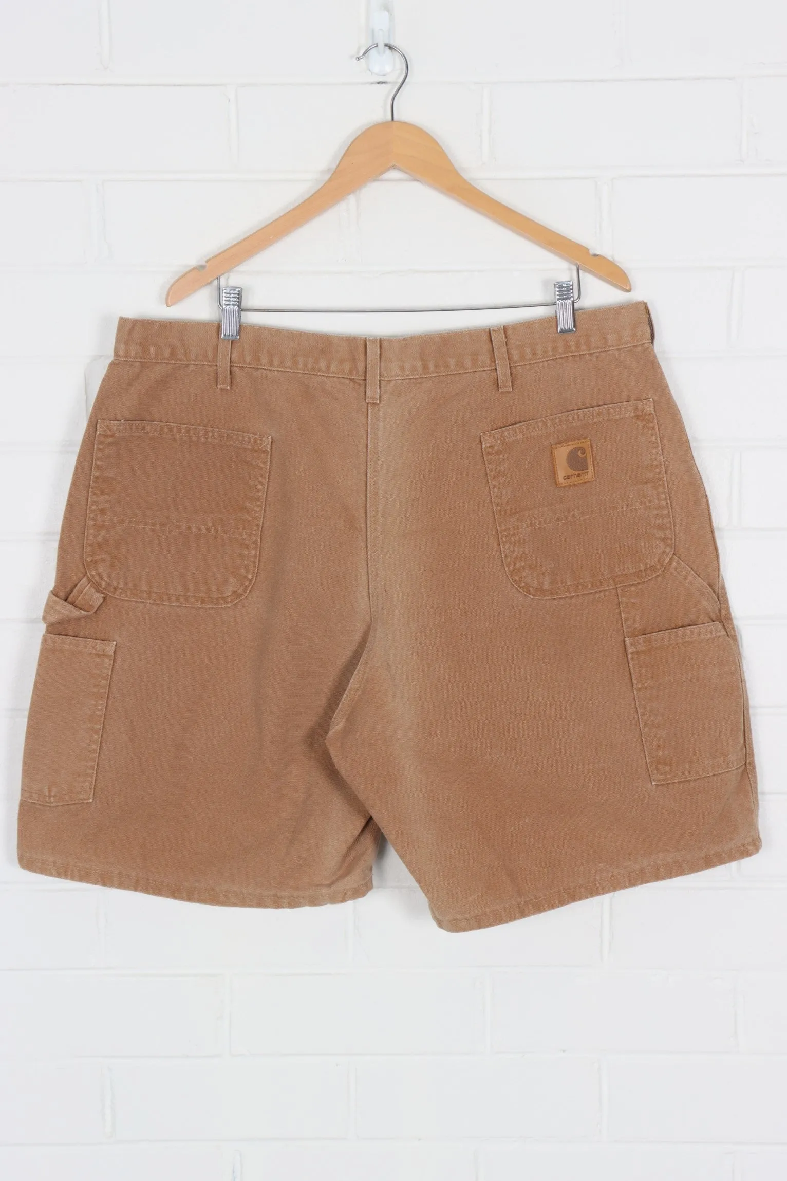 CARHARTT Duck Brown Baggy Shorts (42)