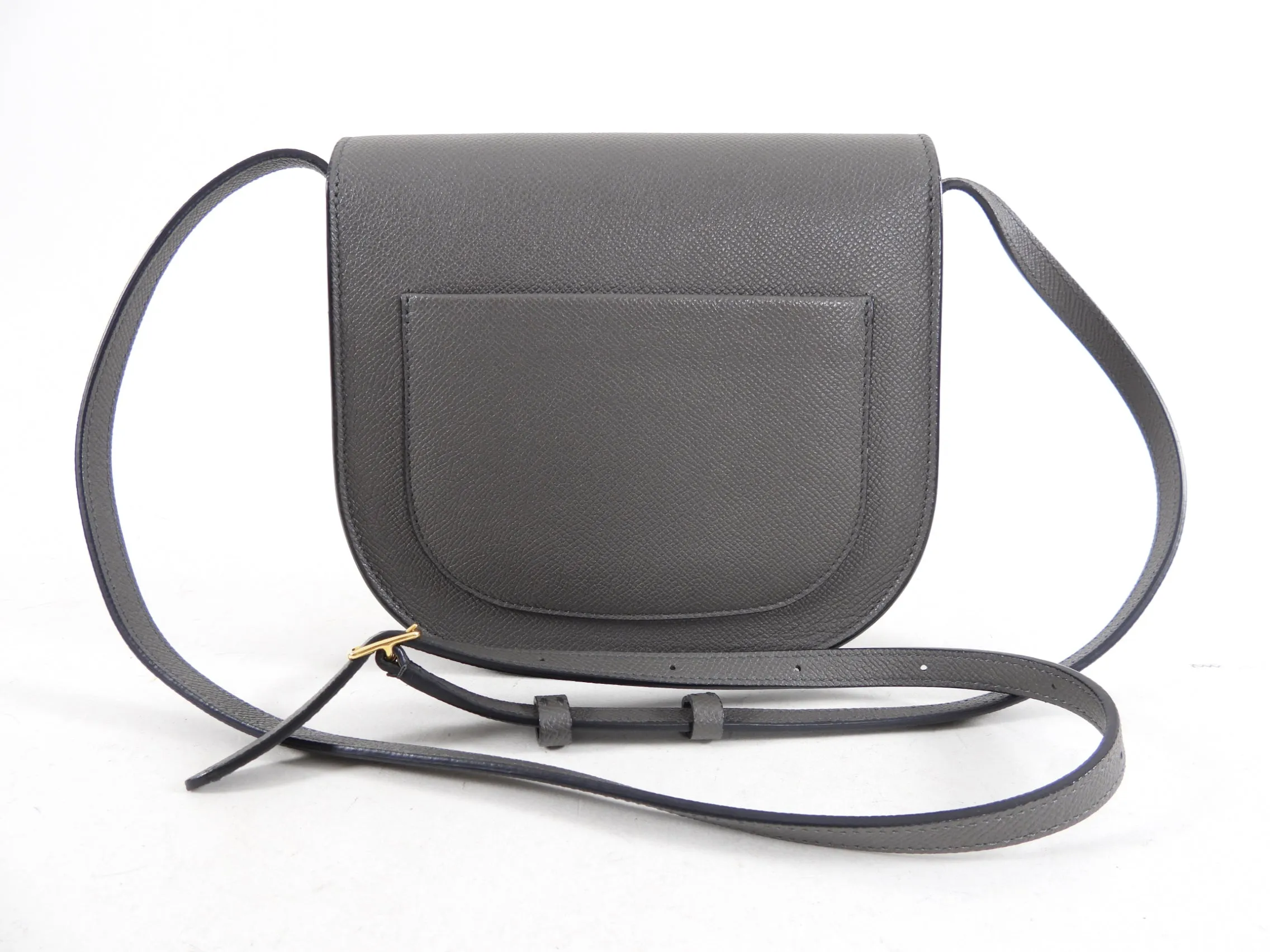 Celine Small Grey Trotter Crossbody Bag