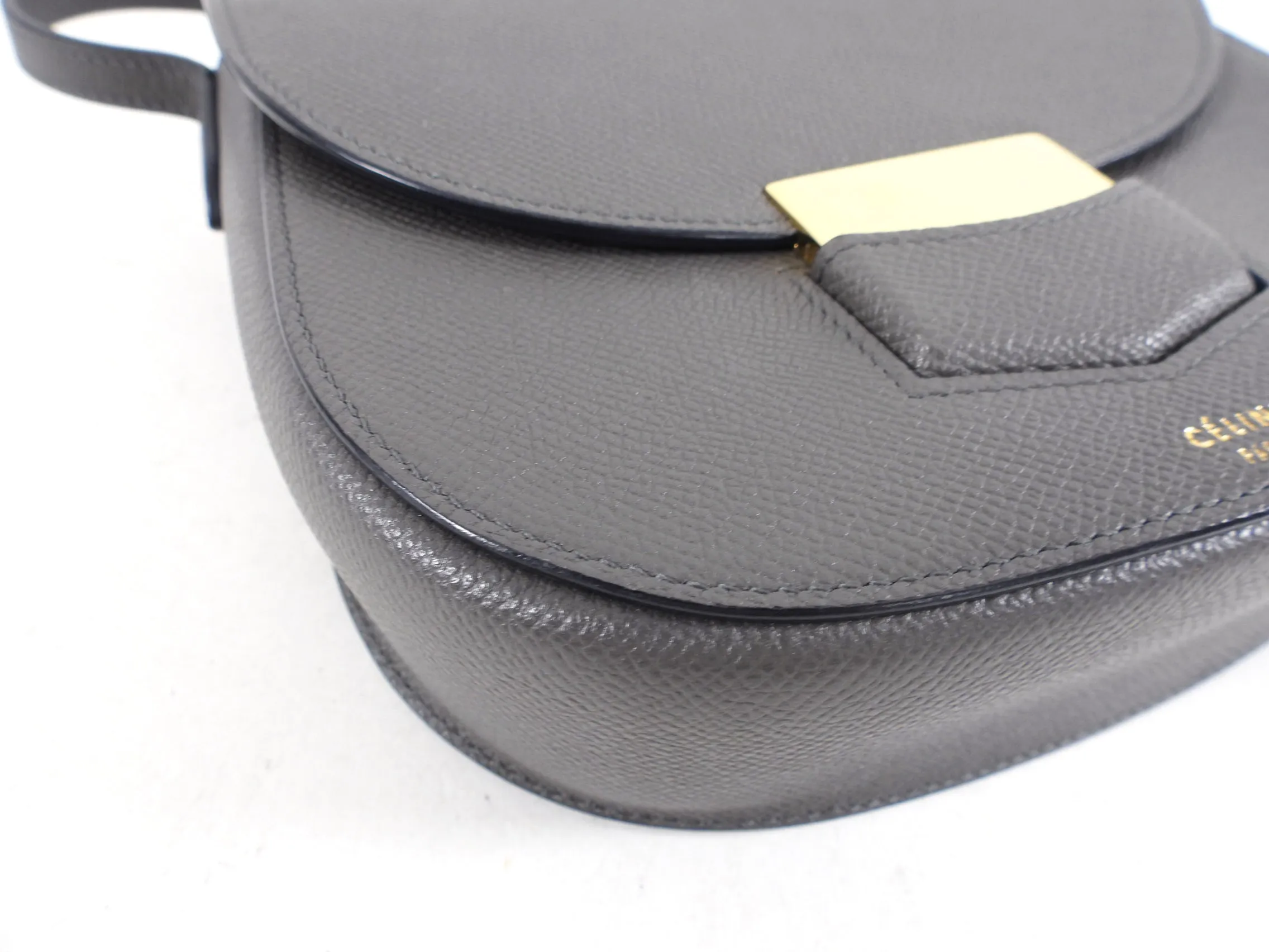 Celine Small Grey Trotter Crossbody Bag