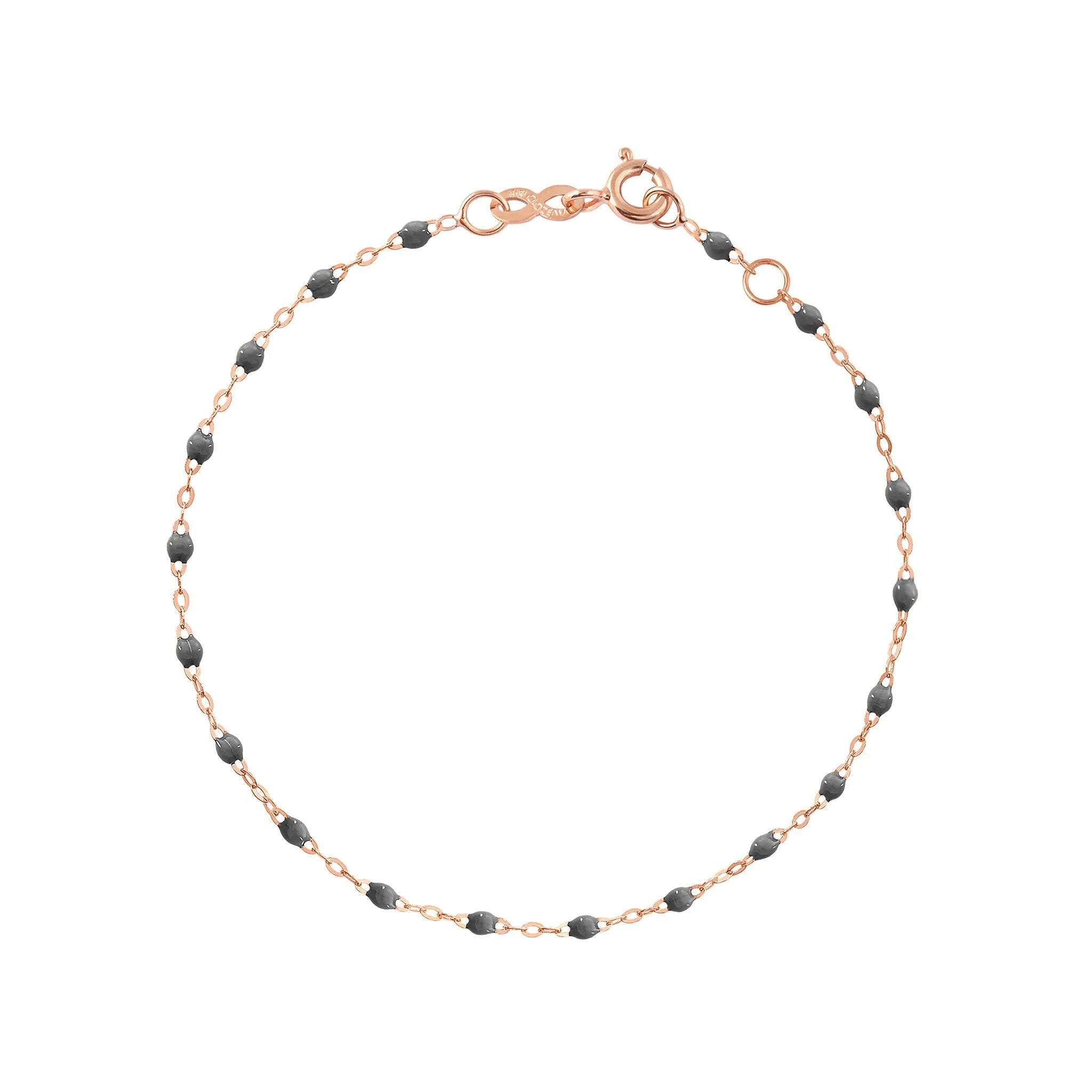 Classic Gigi Grey bracelet, Rose Gold, 6.7