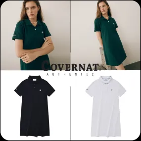 COVERNAT  |Unisex Short Sleeves Logo Korean Origin Trending Brands