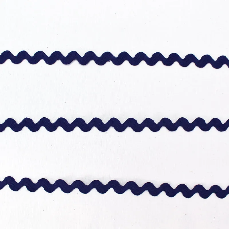 Craft Ric Rac Trim - Navy Blue