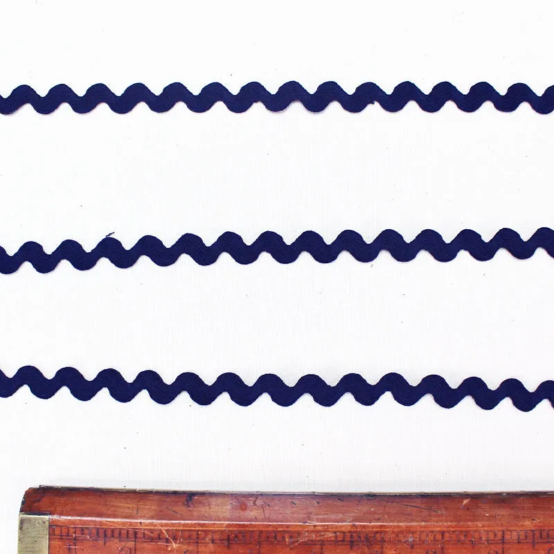 Craft Ric Rac Trim - Navy Blue