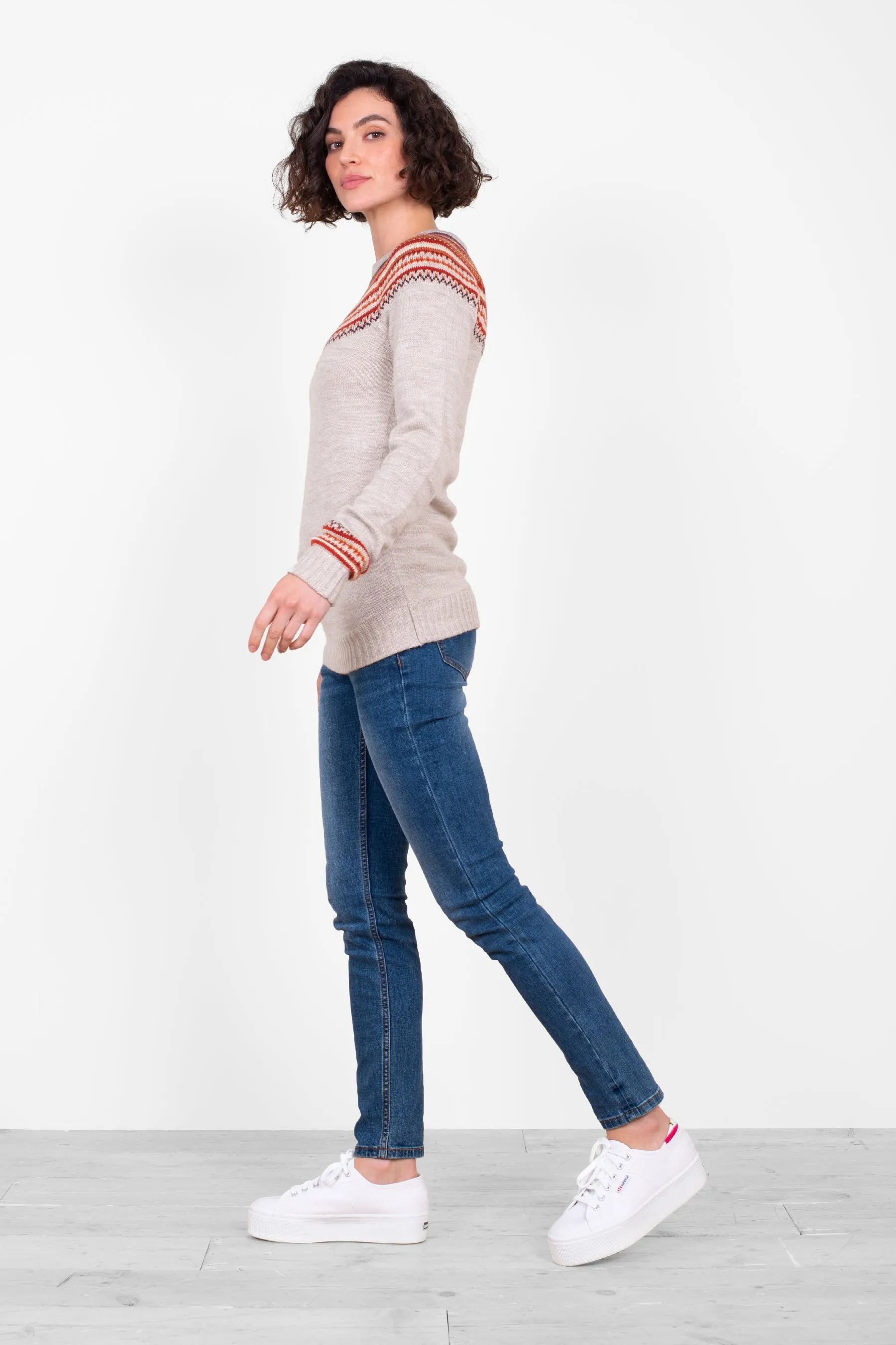 Cream Marl Alesund Farisle Jumper