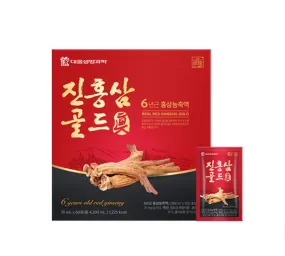 Daewoong Life Sciences Real Red Ginseng Gold 60 Sticks 6 Years Old Hongsam Health Supplements Immunity Fatigue