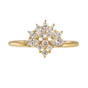 Diamond Snowflake Ring