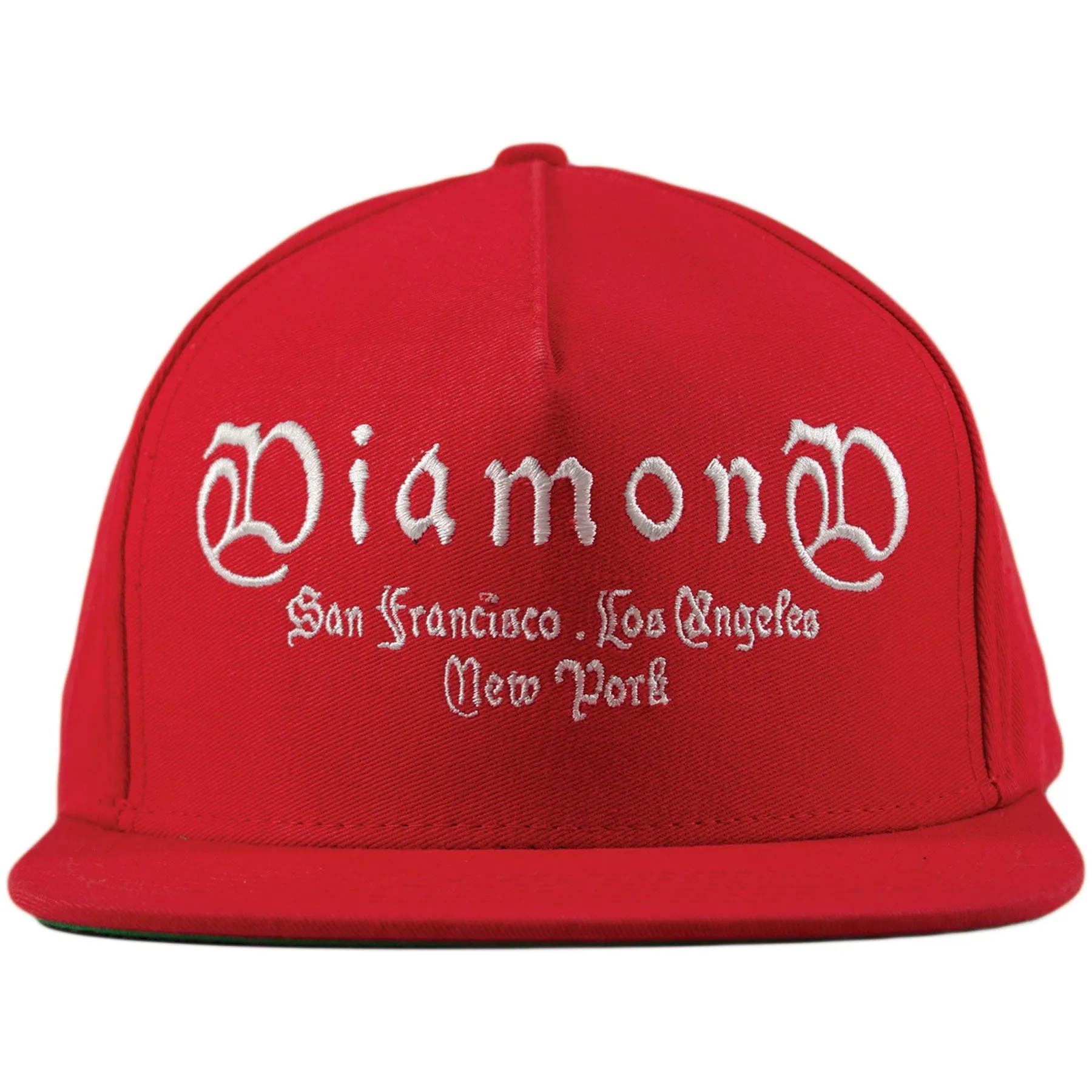 Diamond Supply Co Old English Gang Red Snapback Hat