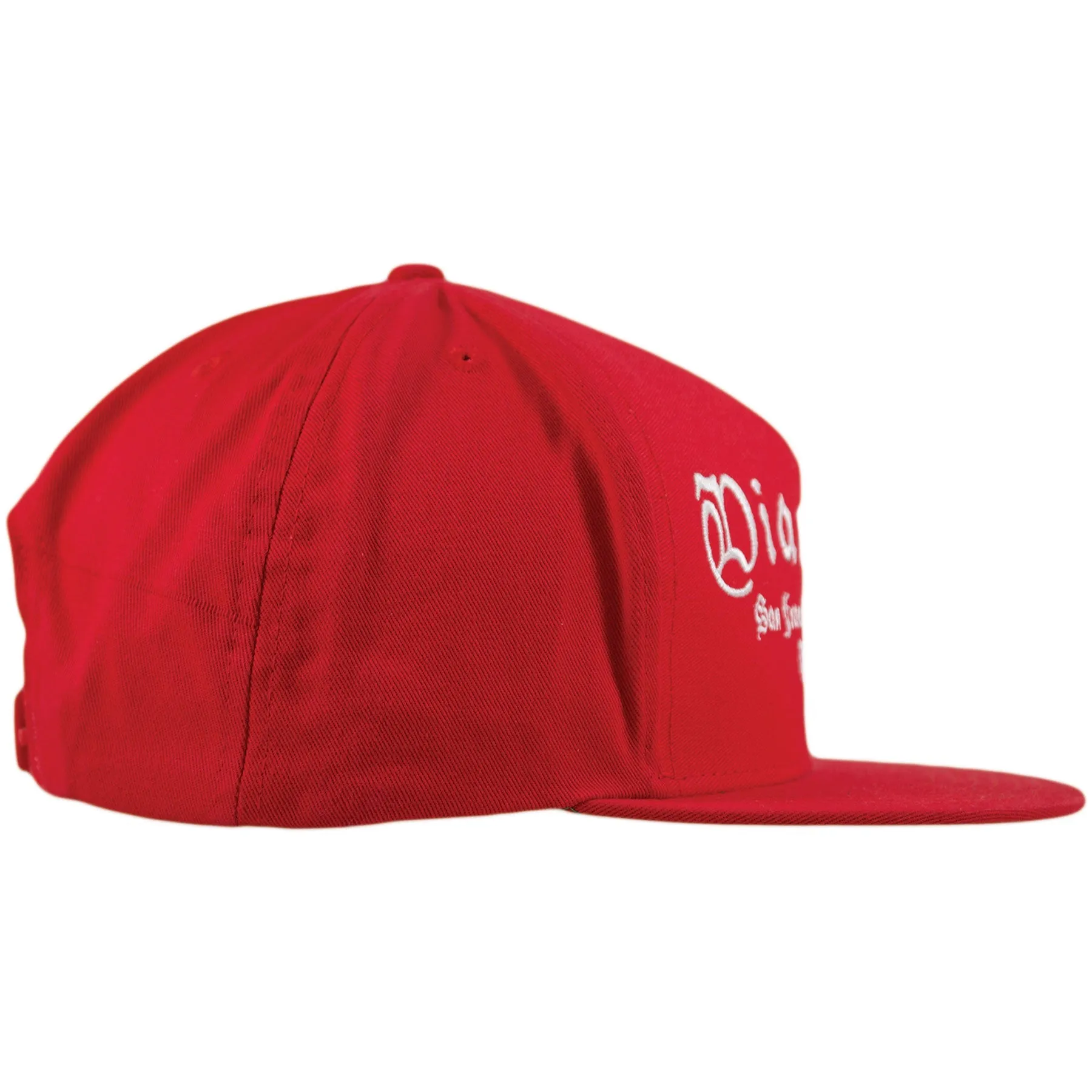 Diamond Supply Co Old English Gang Red Snapback Hat