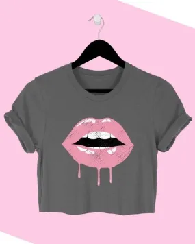 Don’t Give Me Lip Crop Tee