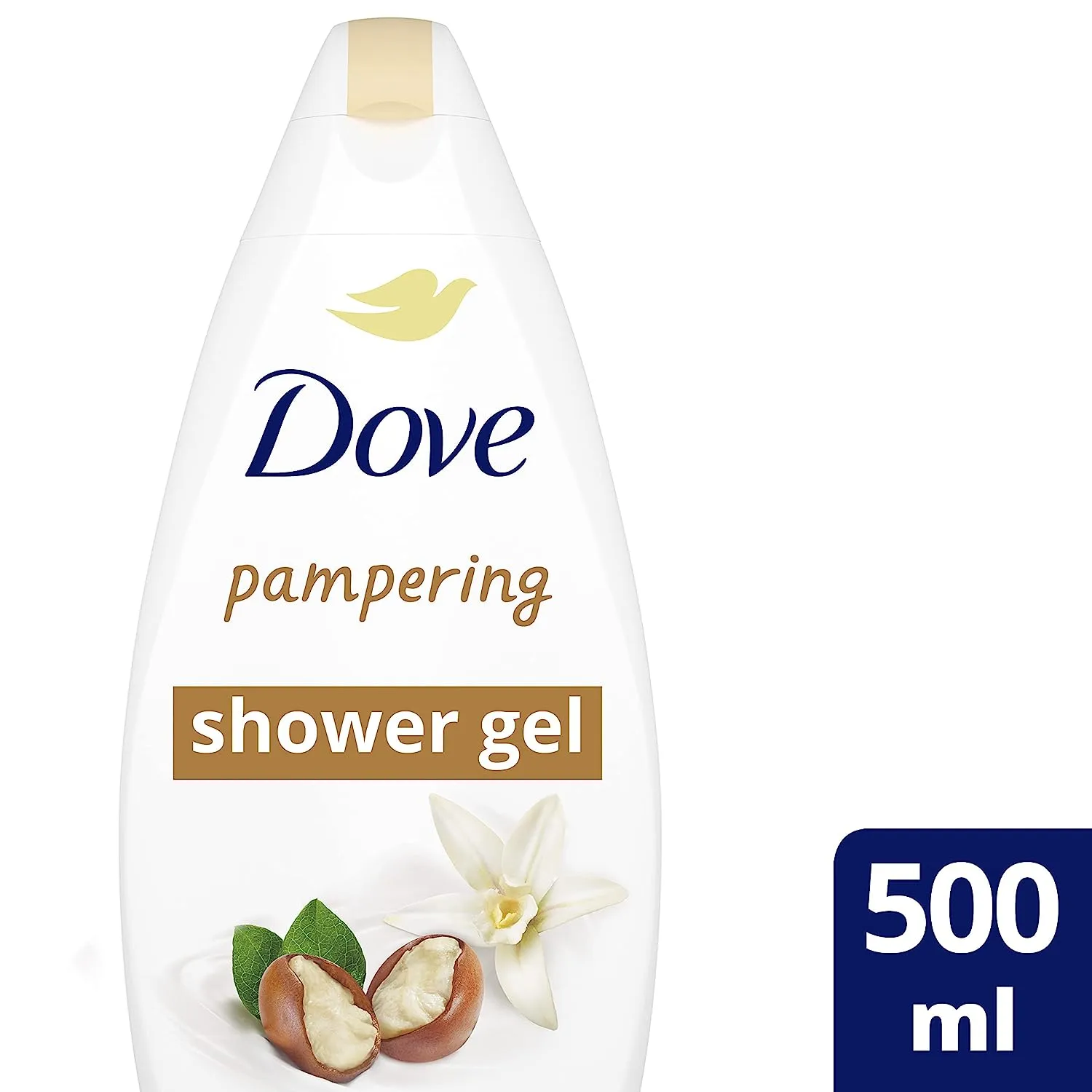 Dove Shower gel Shea Butter and Vanilla Body Wash 500 ml 16.9 oz 2-PACK