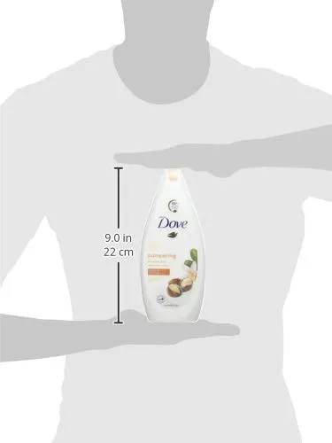 Dove Shower gel Shea Butter and Vanilla Body Wash 500 ml 16.9 oz 2-PACK