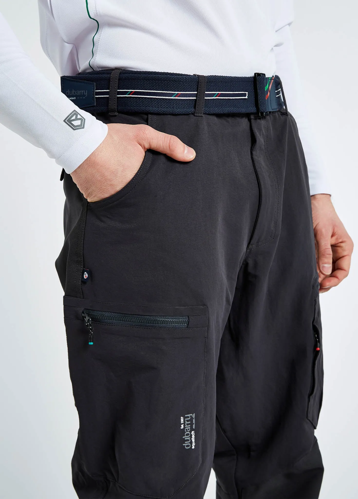 Dubrovnik Mens - Technical trousers Long - Graphite