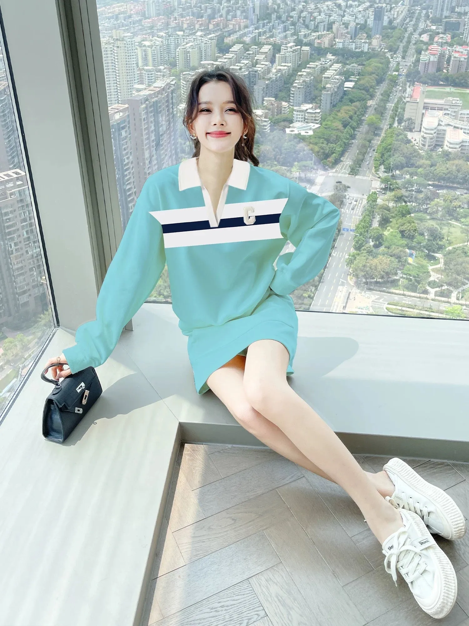 Early Autumn New Women's Suit 2024 Autumn Age Reduction Complete Set Early Autumn Casual Fashion Two-piece Skirt