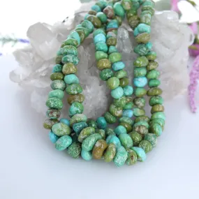 Emerald Valley Turquoise Beads Graduated 8-14mm