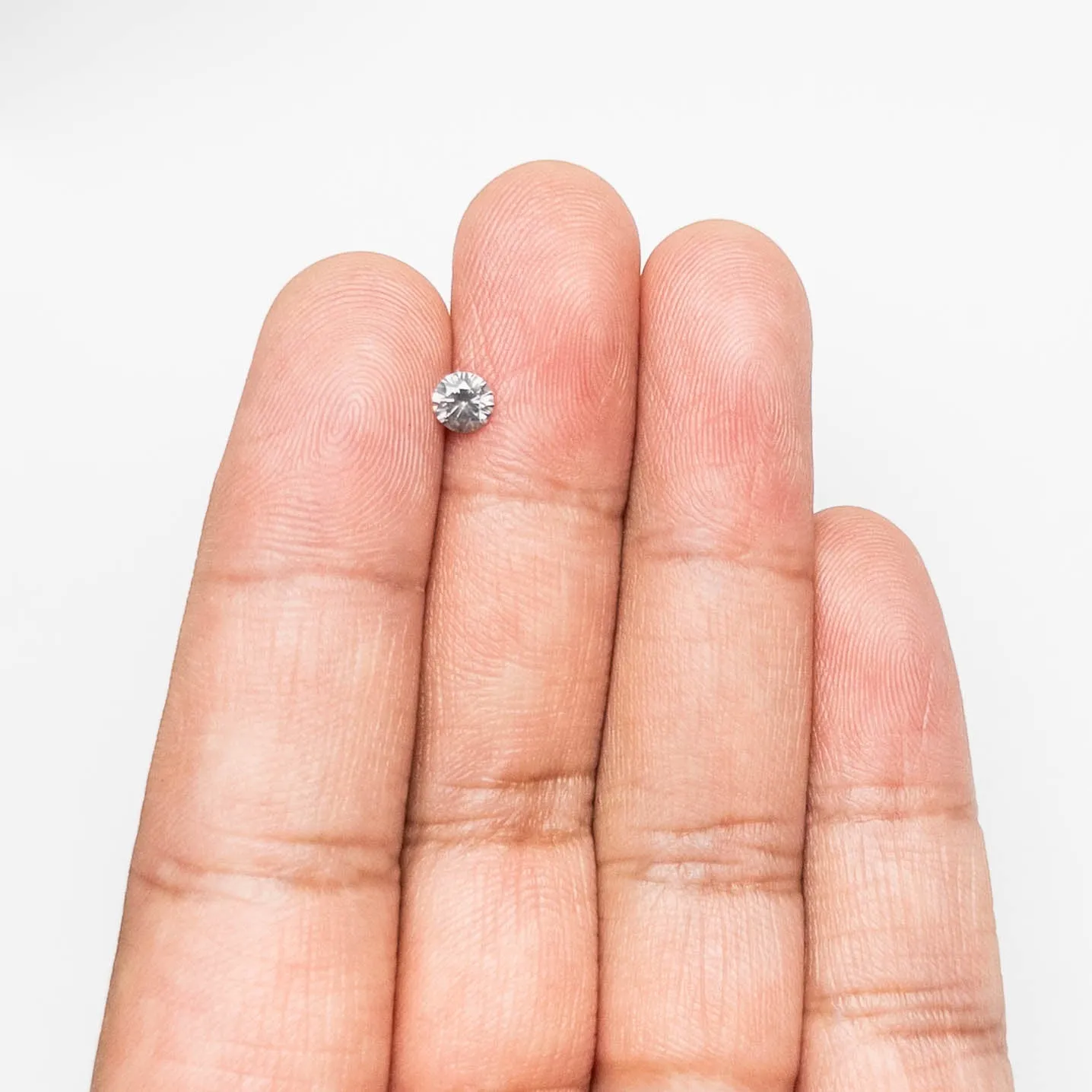 Fancy Grey Brilliant Diamond - 0.34ct Round