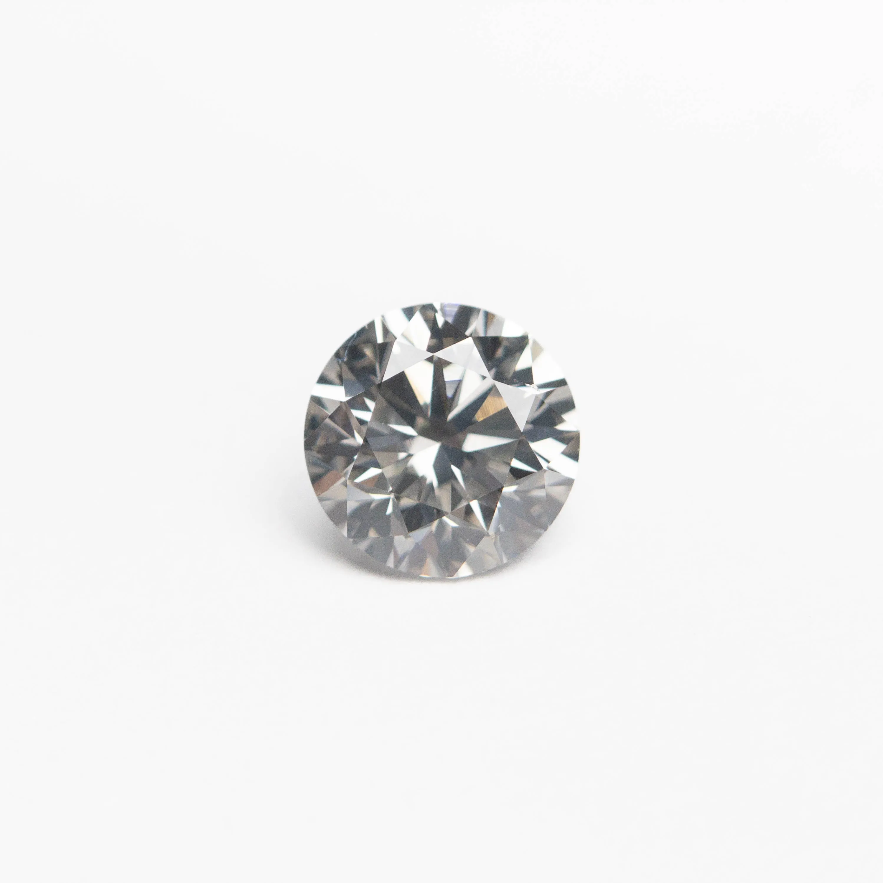 Fancy Grey Brilliant Diamond - 0.54ct Round