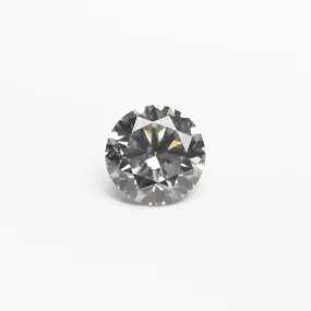 Fancy Grey Brilliant Diamond - 0.60ct Round