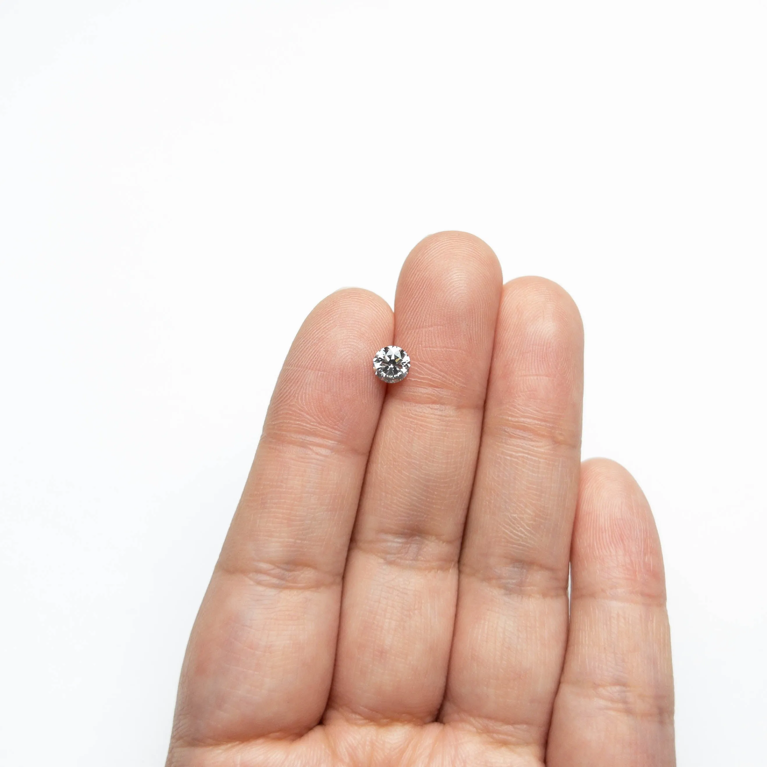 Fancy Grey Brilliant Diamond - 0.60ct Round