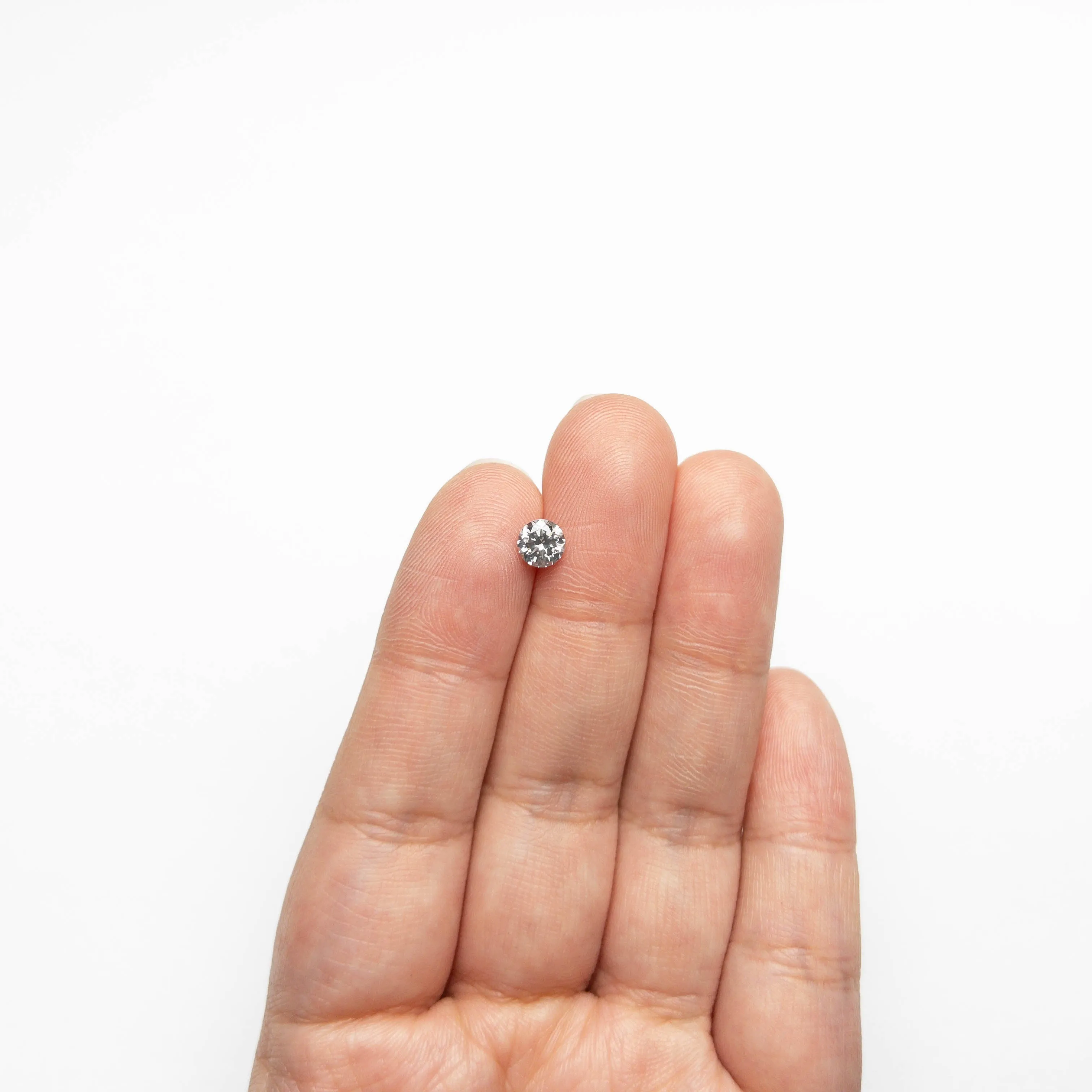 Fancy Grey Brilliant Diamond - 0.70ct Round