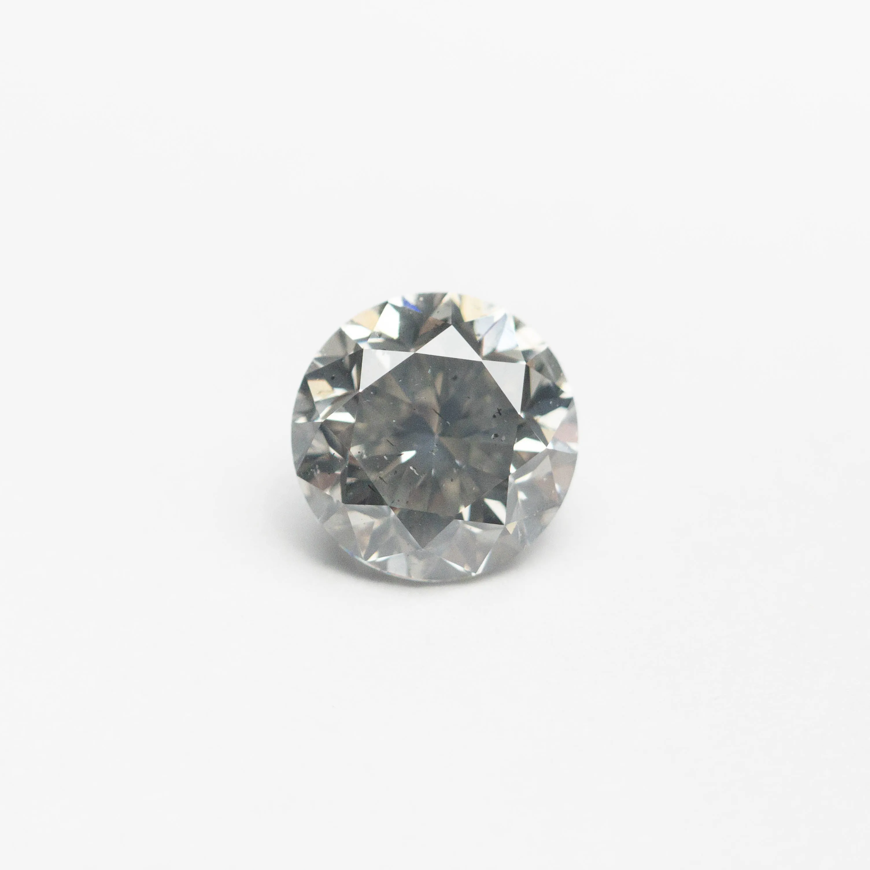 Fancy Grey Brilliant Diamond - 0.76ct Round